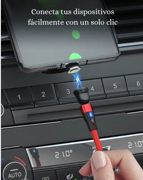 3 Cable Magnético de Carga Super Rápida 3 en 1