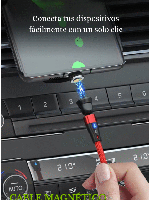 Cable Magnético de Carga Super Rápida 3 en 1