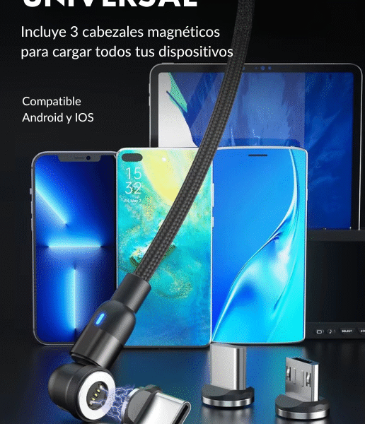 Carga universal Promo pack Cable Magnético 3 en 1 - Vólteo