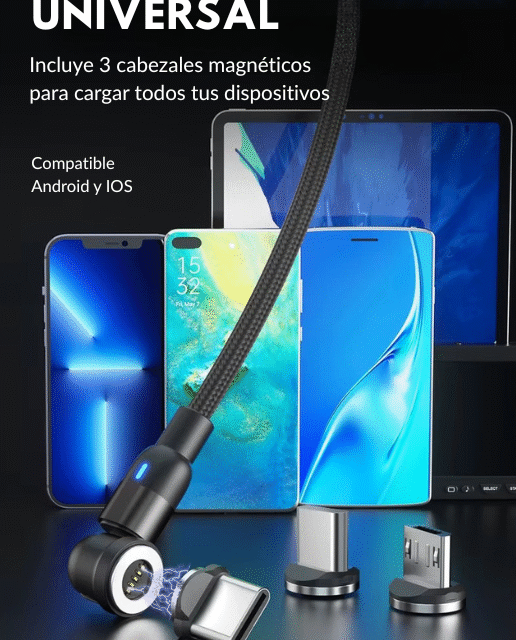 Promo pack Cable Magnético 3 en 1 - Vólteo