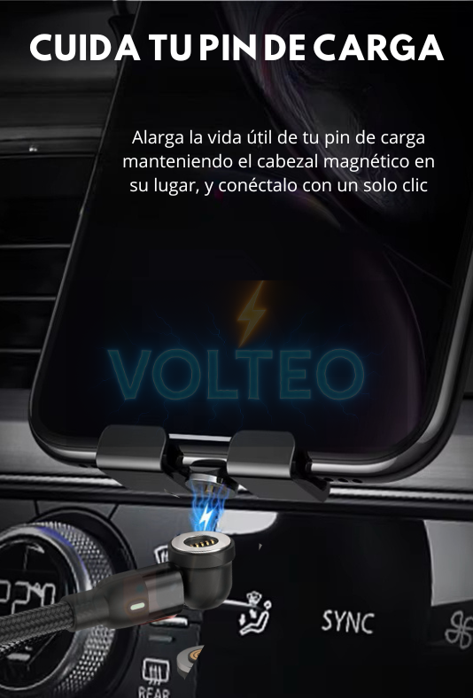 Cuida el Pin de carga Promo pack Cable Magnético 3 en 1 - Vólteo