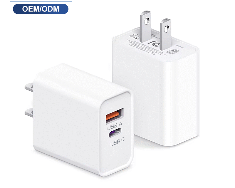 Cubo adaptador (20w) 2 en 1 - Salidas USB y Tipo C