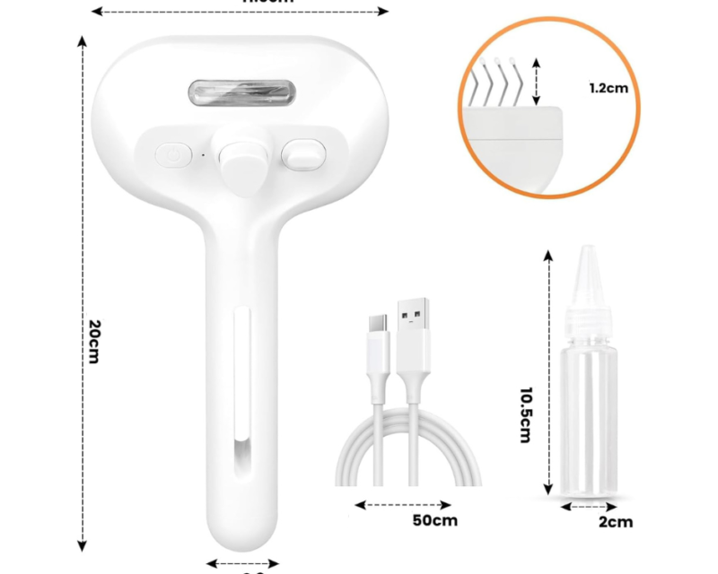 Cepillo de Vapor para Mascotas