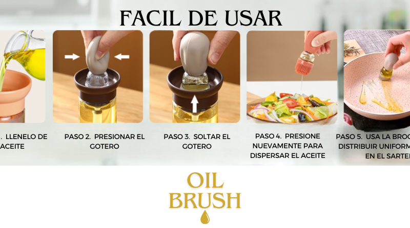 Aceitero dosificador 2 en 1 - Botella 180ml