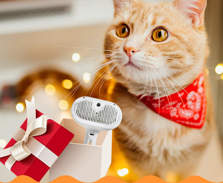 Cepillo de Vapor para Mascotas